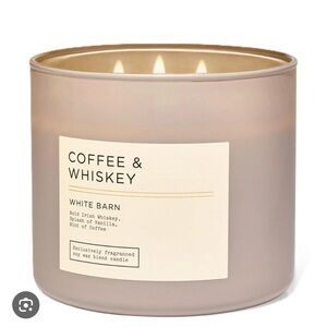 Bath & Body Works Coffee & Whiskey 3-Wick Candle - Taupe
